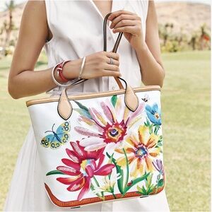 Brighton Multicolor Floral Tote